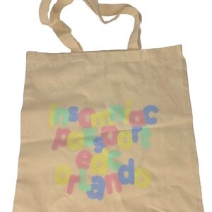 EDC Insomniac Passport 2025 3-eyed Smiley Face Tote Bag